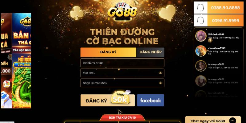 Các loại cược phổ biến trong tài xỉu online GO88